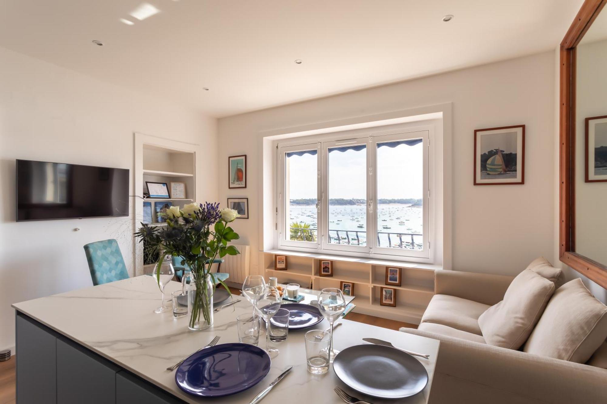 Le Beauvoir 1 - Appt Vue Mer Dinard Esterno foto